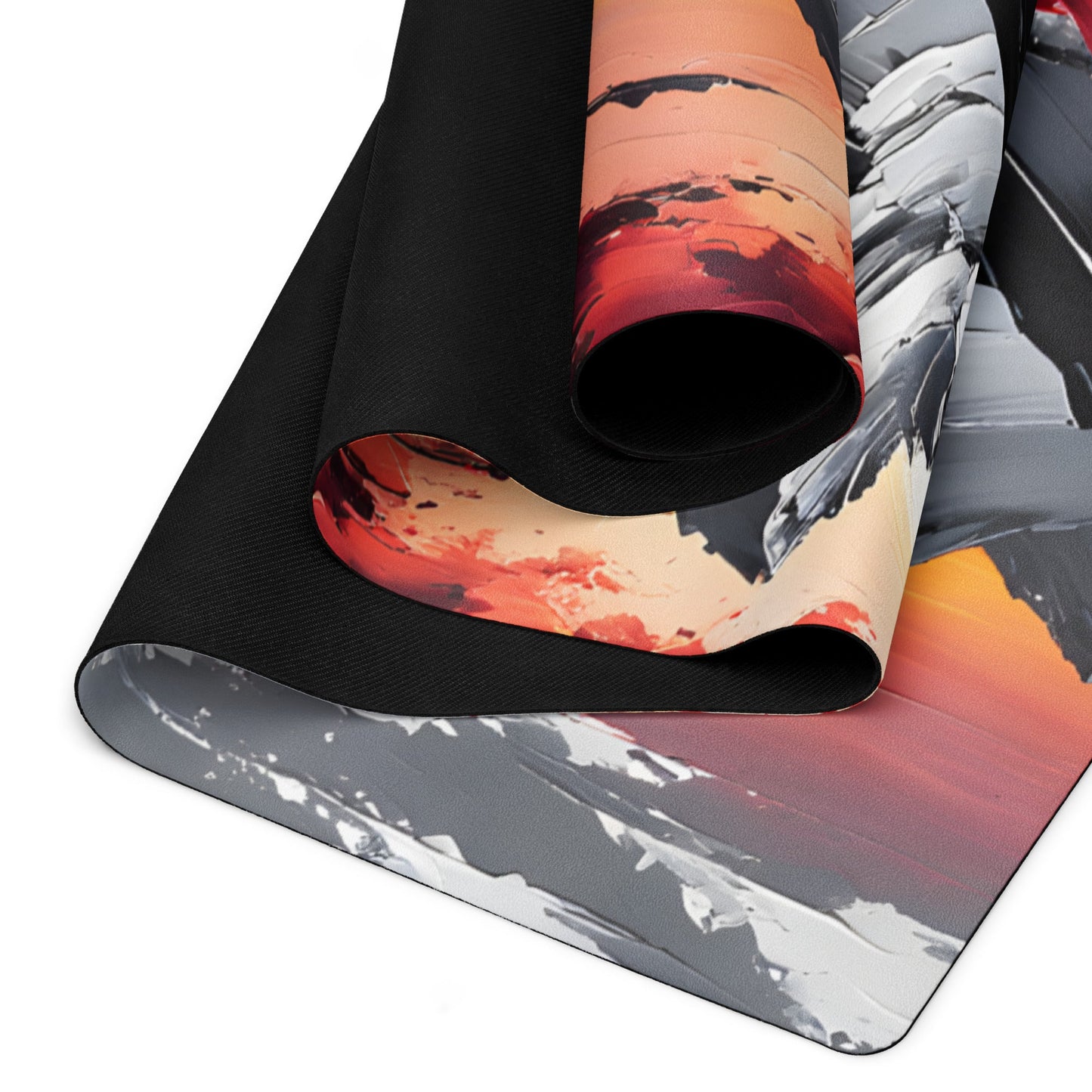 Acrylic Art Mountain Sunrise Yoga Mat - Yoga Mat - Discovery Co.