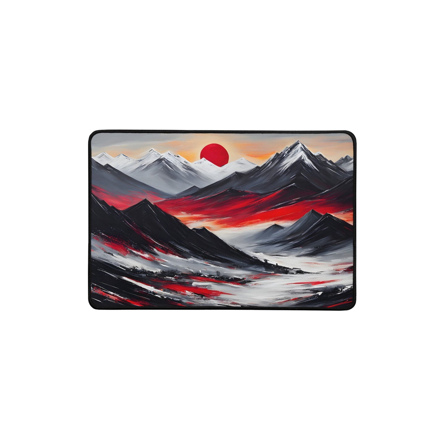 Acrylic Art Mountain Sunset Desk Mat - Mouse Pads - Discovery Co.