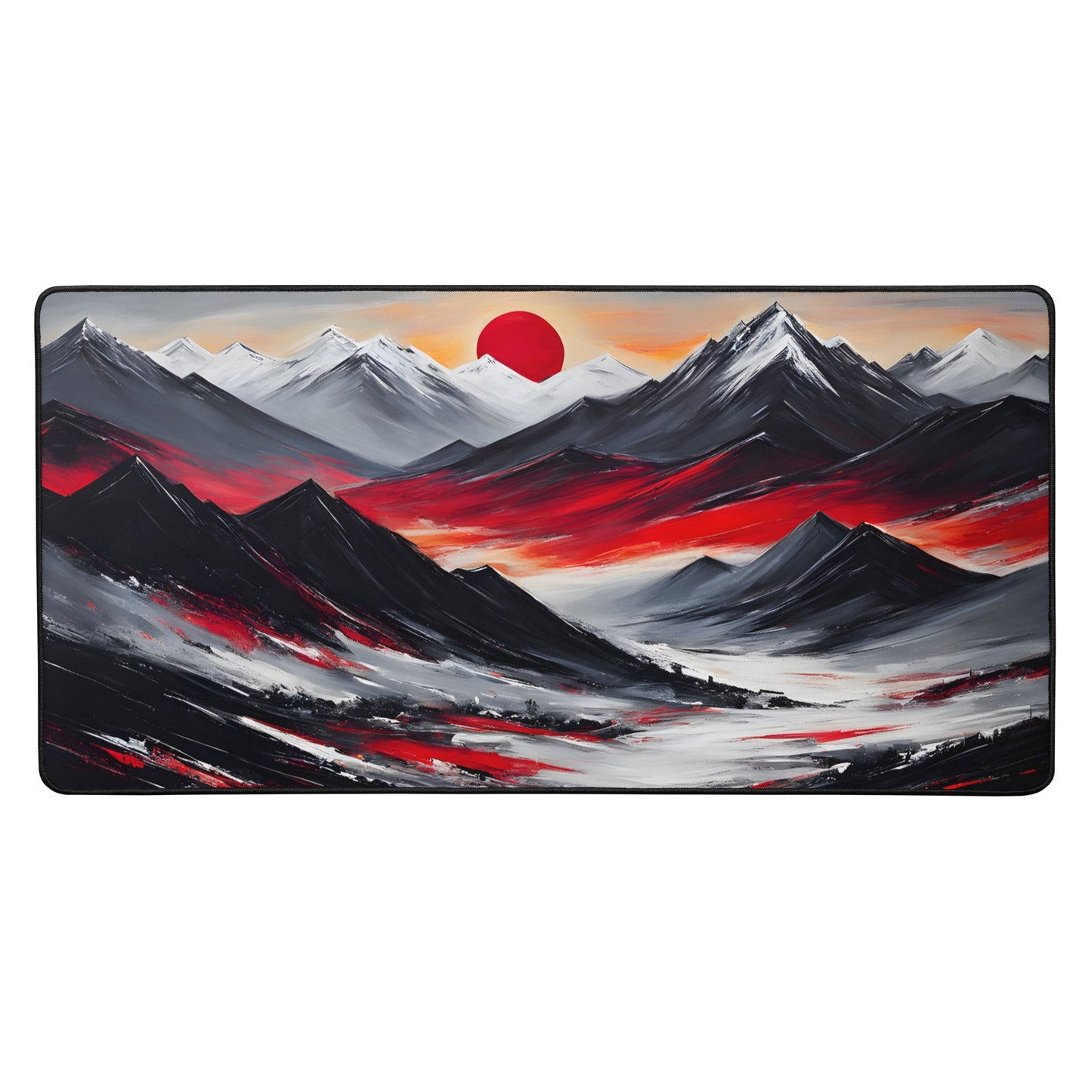Acrylic Art Mountain Sunset Desk Mat - Mouse Pads - Discovery Co.