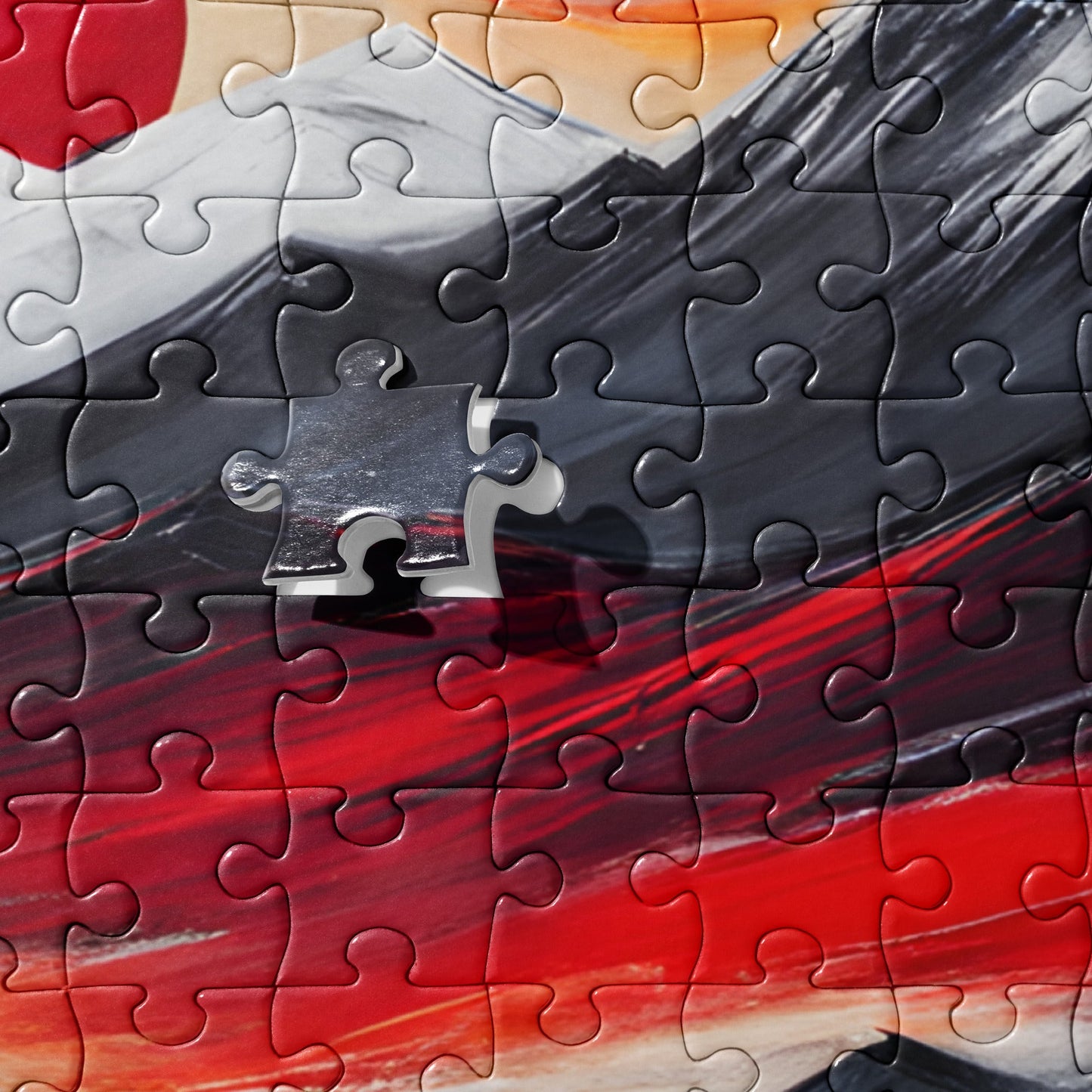 Acrylic Art Mountain Sunset Jigsaw Puzzle - Puzzle - Discovery Co.