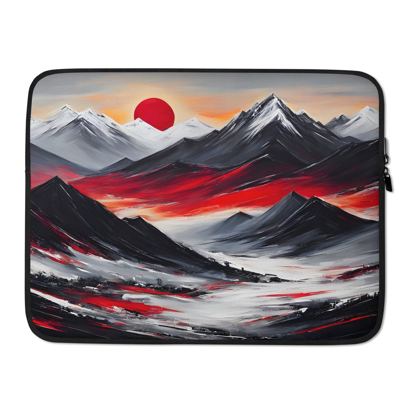 Acrylic Art Mountain Sunset Laptop Sleeve - Laptop Cases - Discovery Co.