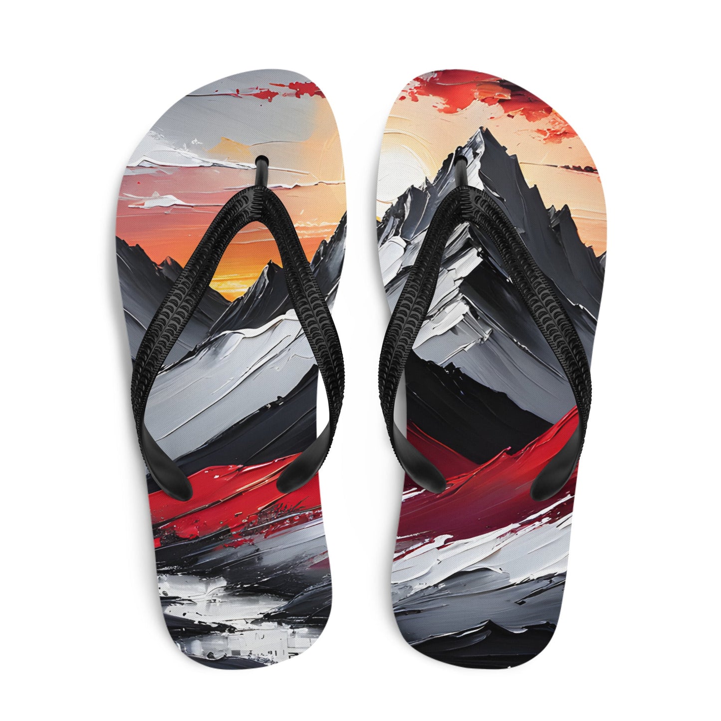 Acrylic Mountains Flip - Flops - Footwear - Discovery Co.