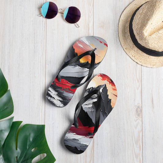 Acrylic Mountains Flip - Flops - Footwear - Discovery Co.