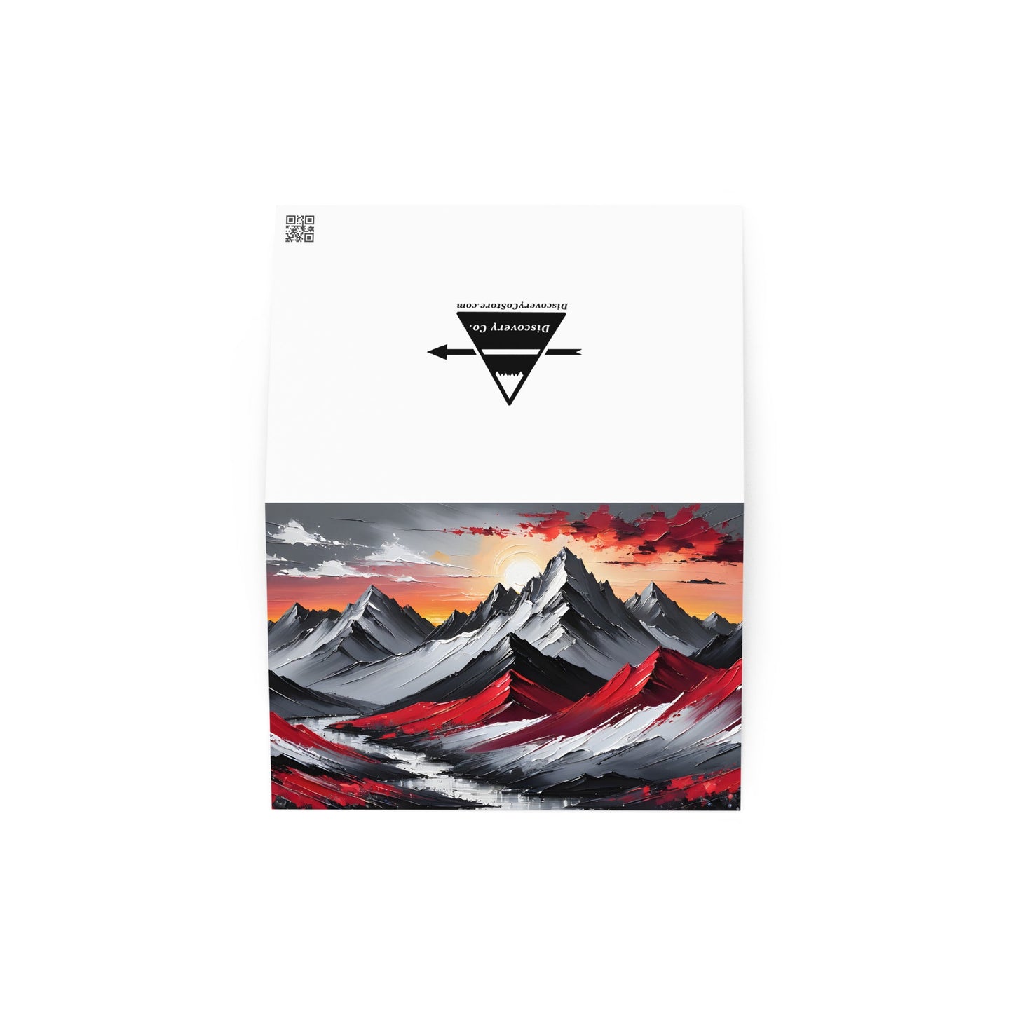 Acrylic Mountains Greeting Card - Greeting Card - Discovery Co.