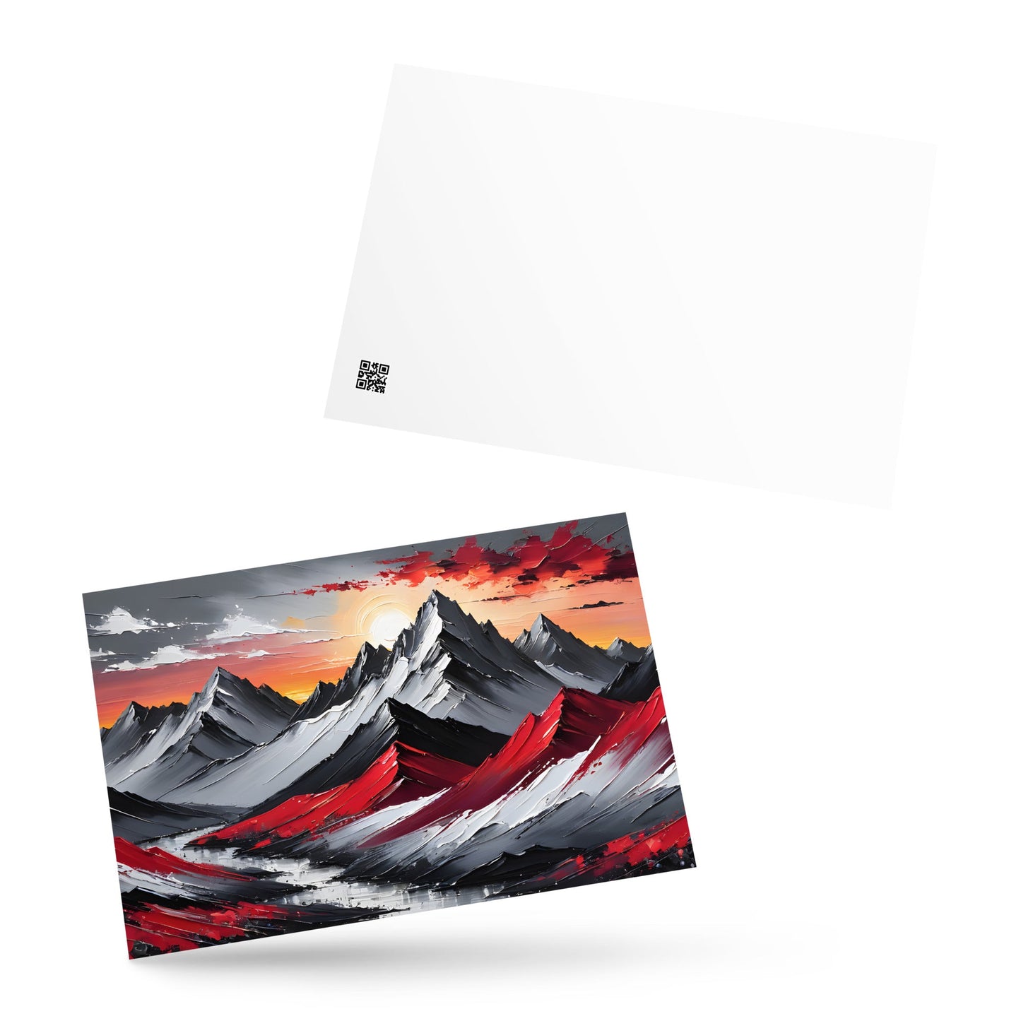 Acrylic Mountains Standard Postcard - Post Cards - Discovery Co.