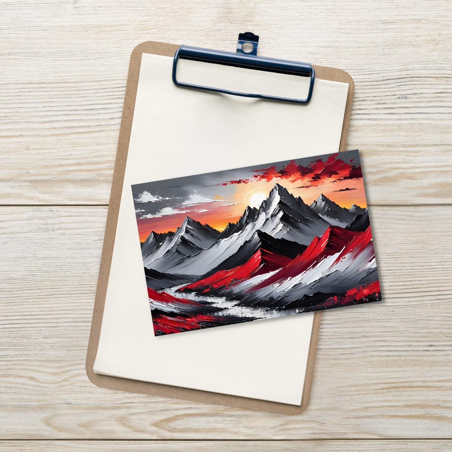 Acrylic Mountains Standard Postcard - Post Cards - Discovery Co.
