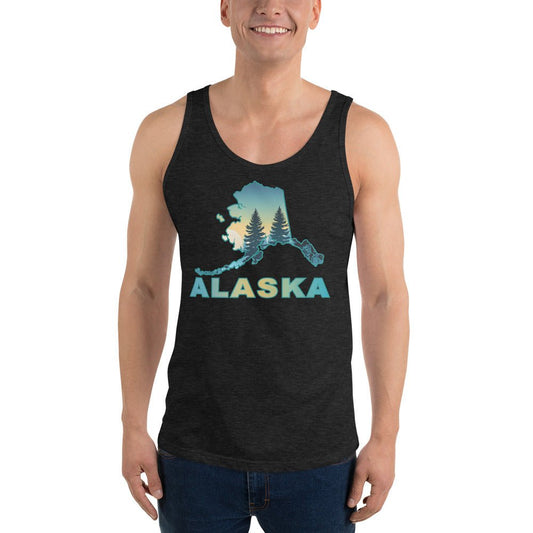 Alaska Sunset Forest II Men's Tank Top - Men's Shirts - Discovery Co.