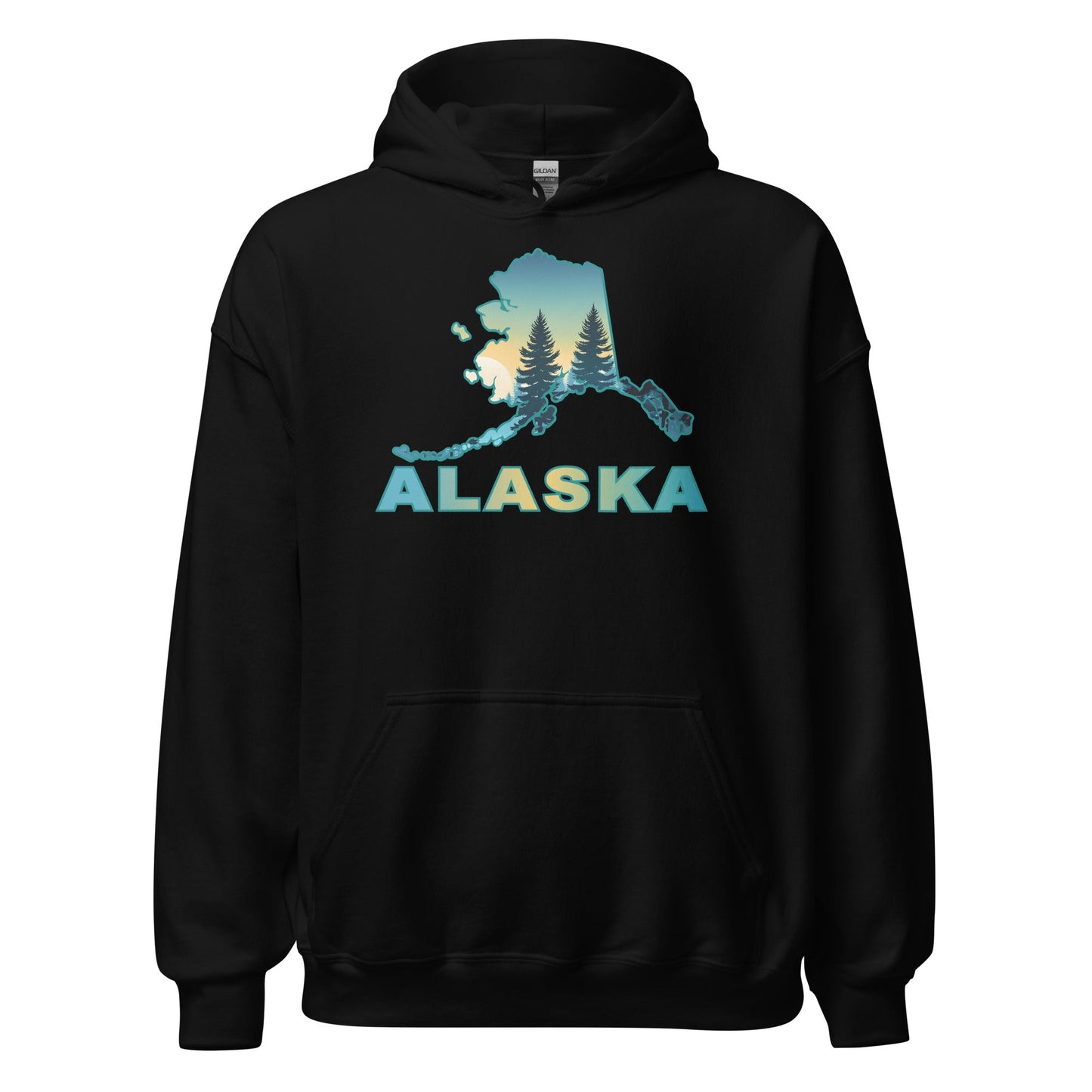 Alaska Sunset Forest II Men's (Unisex) Hoodie - Hoodies - Discovery Co.