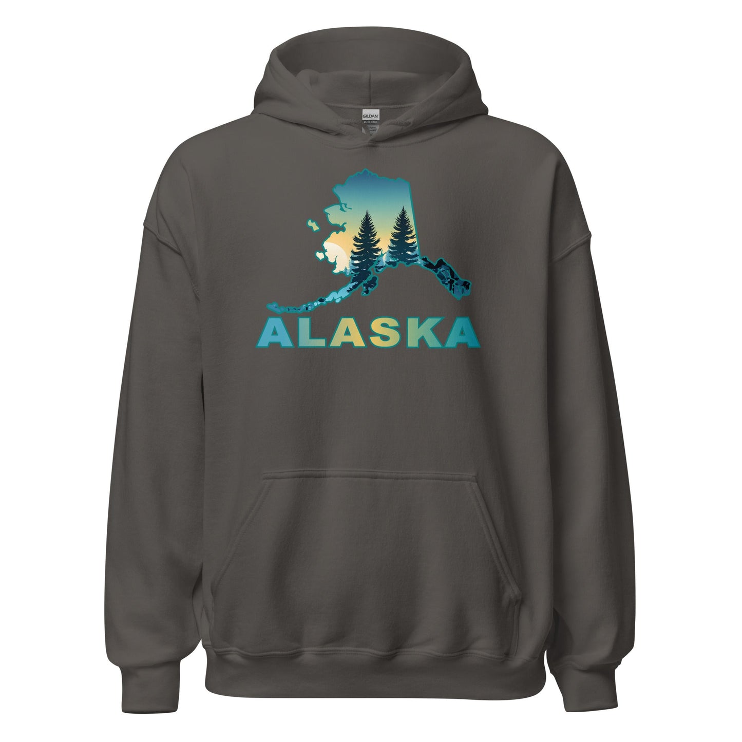 Alaska Sunset Forest II Men's (Unisex) Hoodie - Hoodies - Discovery Co.