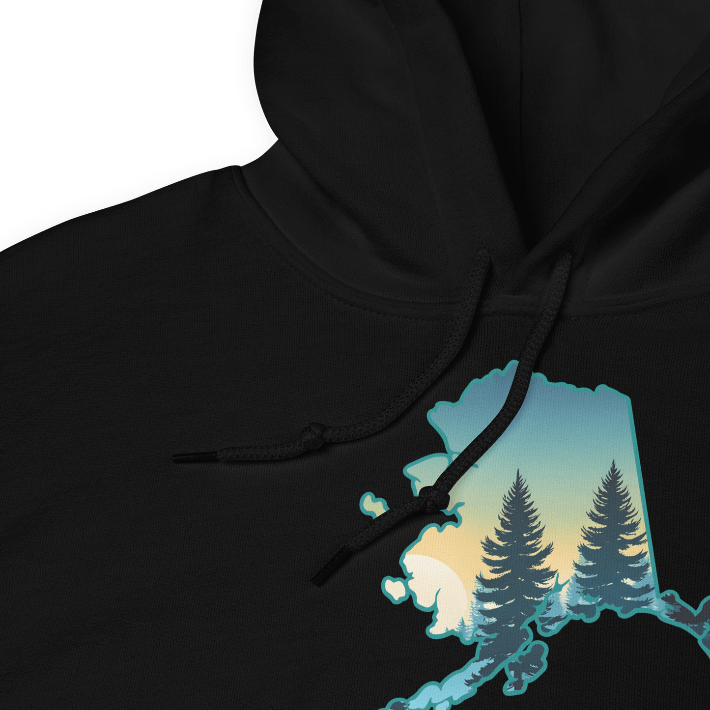 Alaska Sunset Forest II Men's (Unisex) Hoodie - Hoodies - Discovery Co.