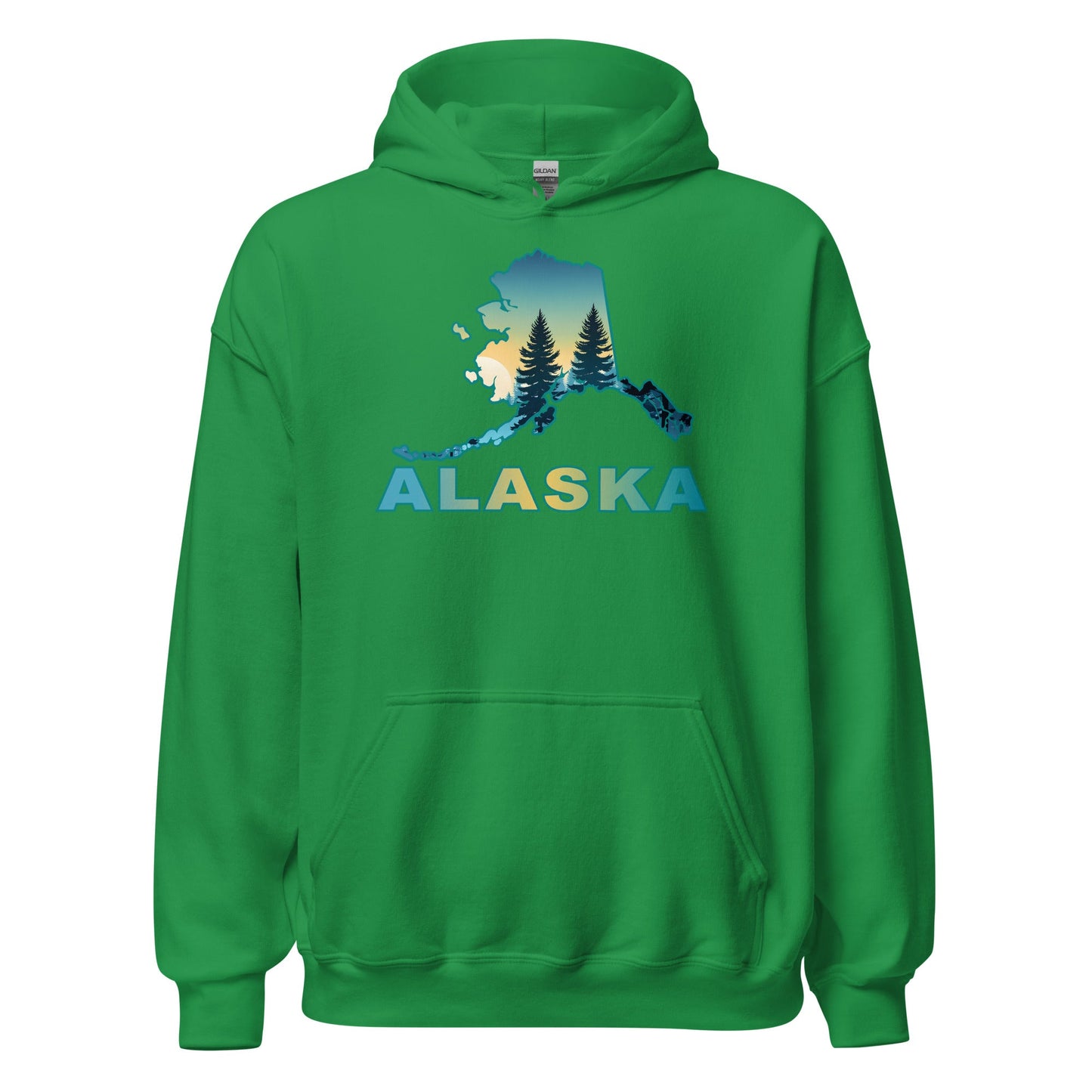 Alaska Sunset Forest II Men's (Unisex) Hoodie - Hoodies - Discovery Co.