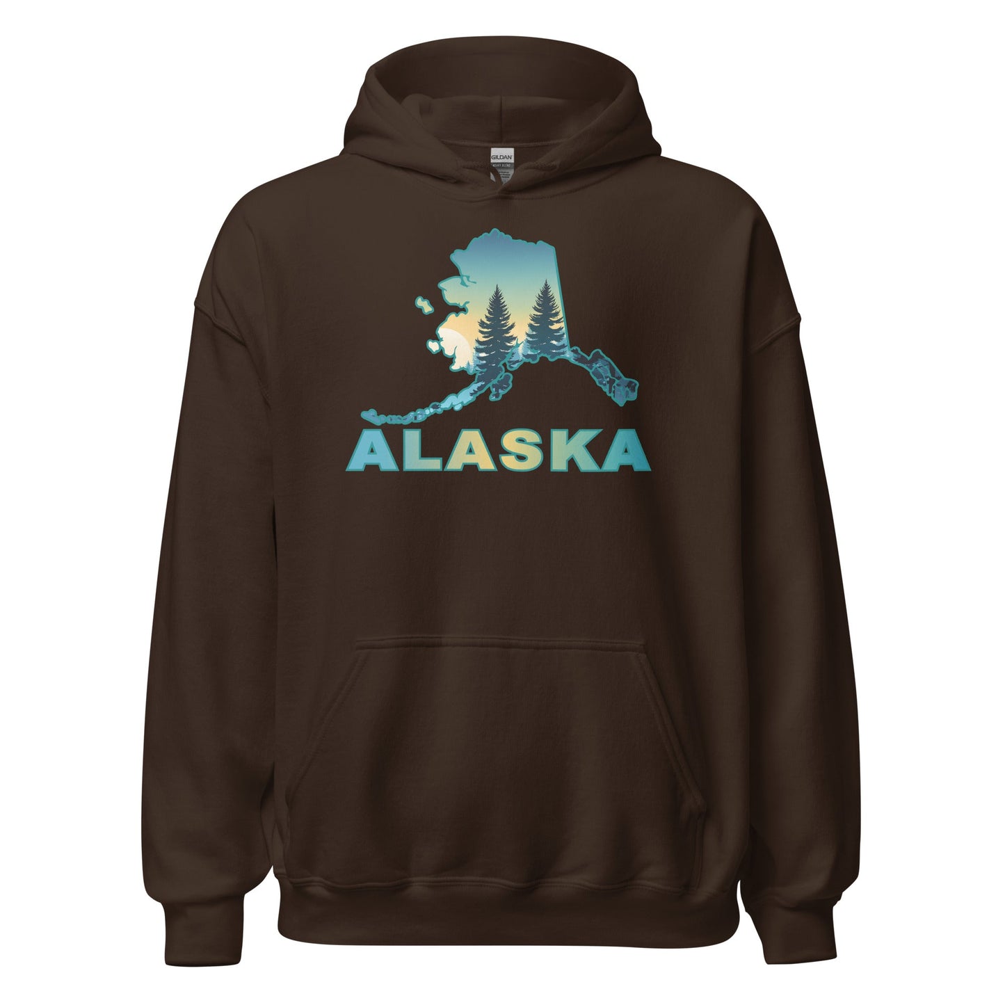 Alaska Sunset Forest II Men's (Unisex) Hoodie - Hoodies - Discovery Co.
