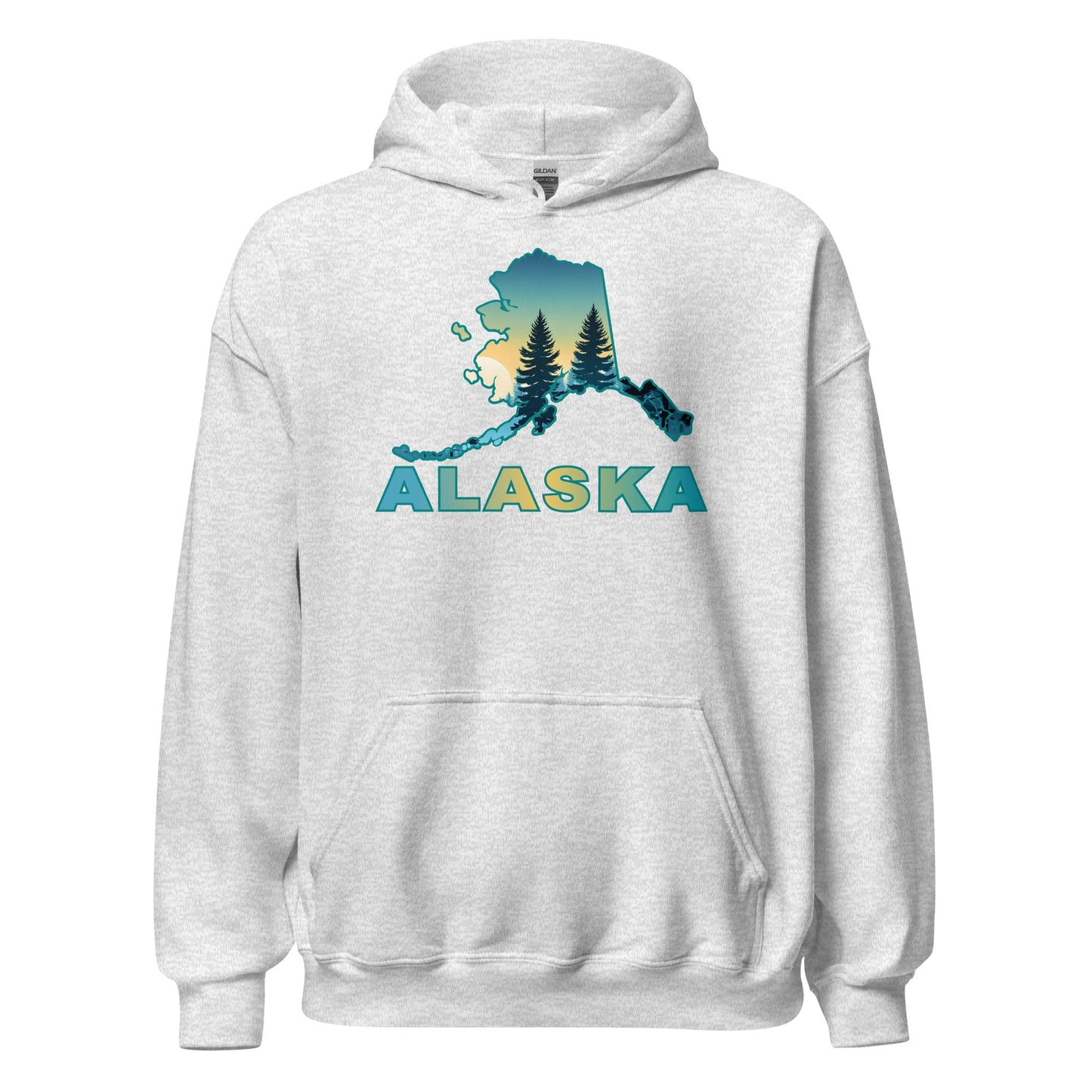 Alaska Sunset Forest II Men's (Unisex) Hoodie - Hoodies - Discovery Co.