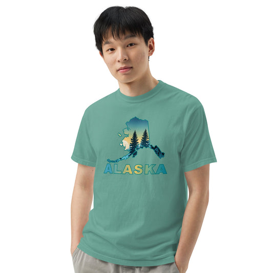 Alaska Sunset Forest II Men's (Unisex) Premium Tee - Men's Shirts - Discovery Co.