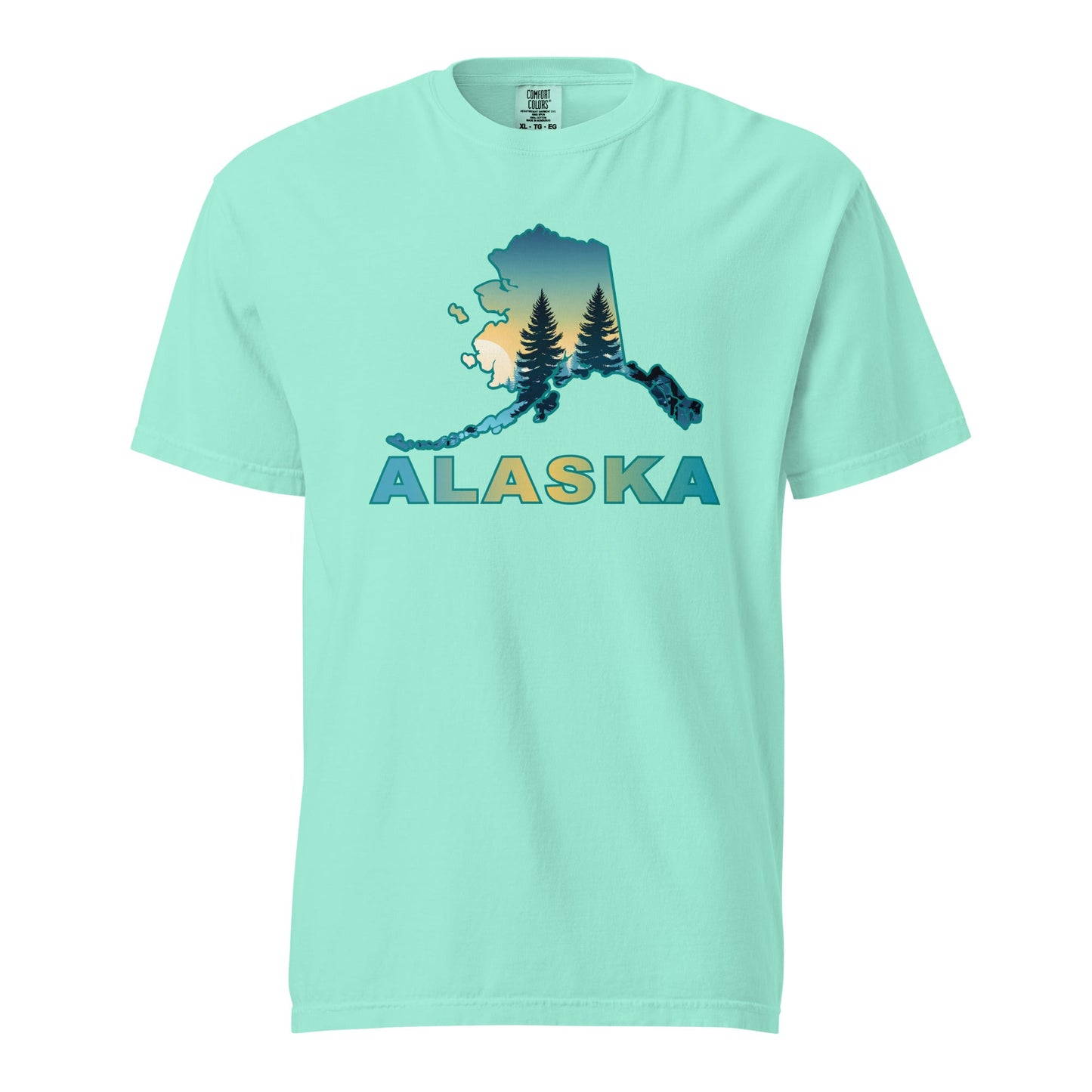 Alaska Sunset Forest II Men's (Unisex) Premium Tee - Men's Shirts - Discovery Co.