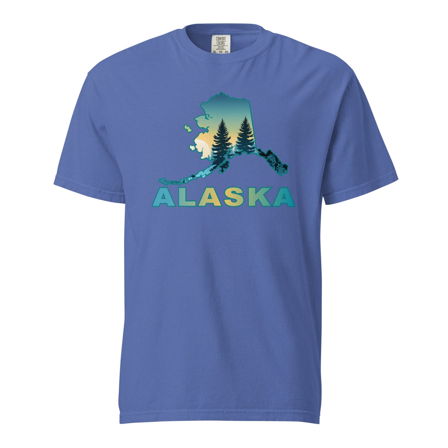 Alaska Sunset Forest II Men's (Unisex) Premium Tee - Men's Shirts - Discovery Co.