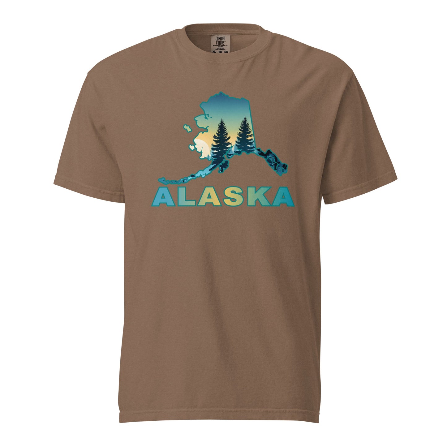 Alaska Sunset Forest II Men's (Unisex) Premium Tee - Men's Shirts - Discovery Co.