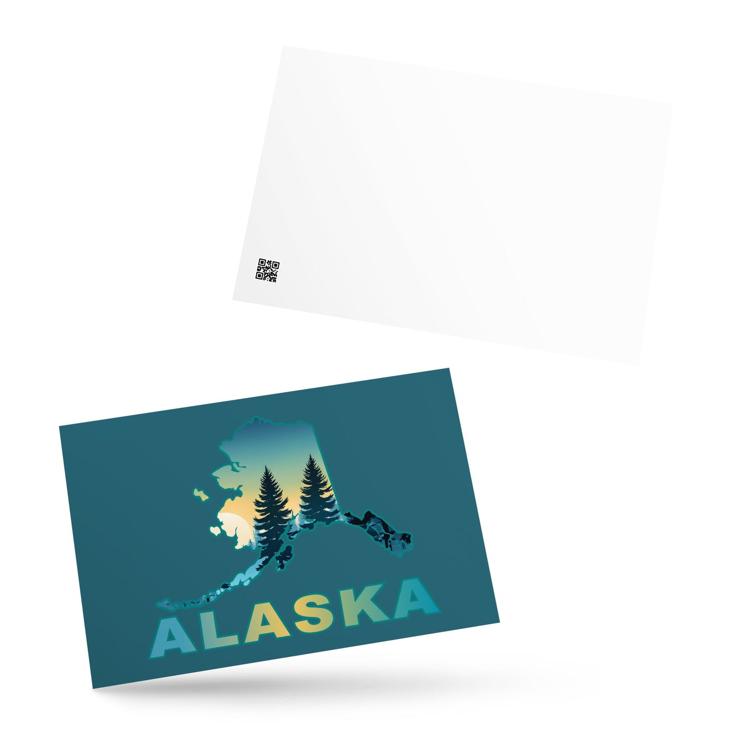 Alaska Sunset Forest II Standard Postcard - Post Cards - Discovery Co.