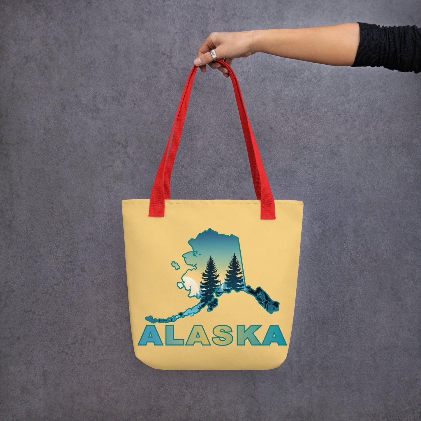 Alaska Sunset Forest II Tote Bag - Tote Bags - Discovery Co.