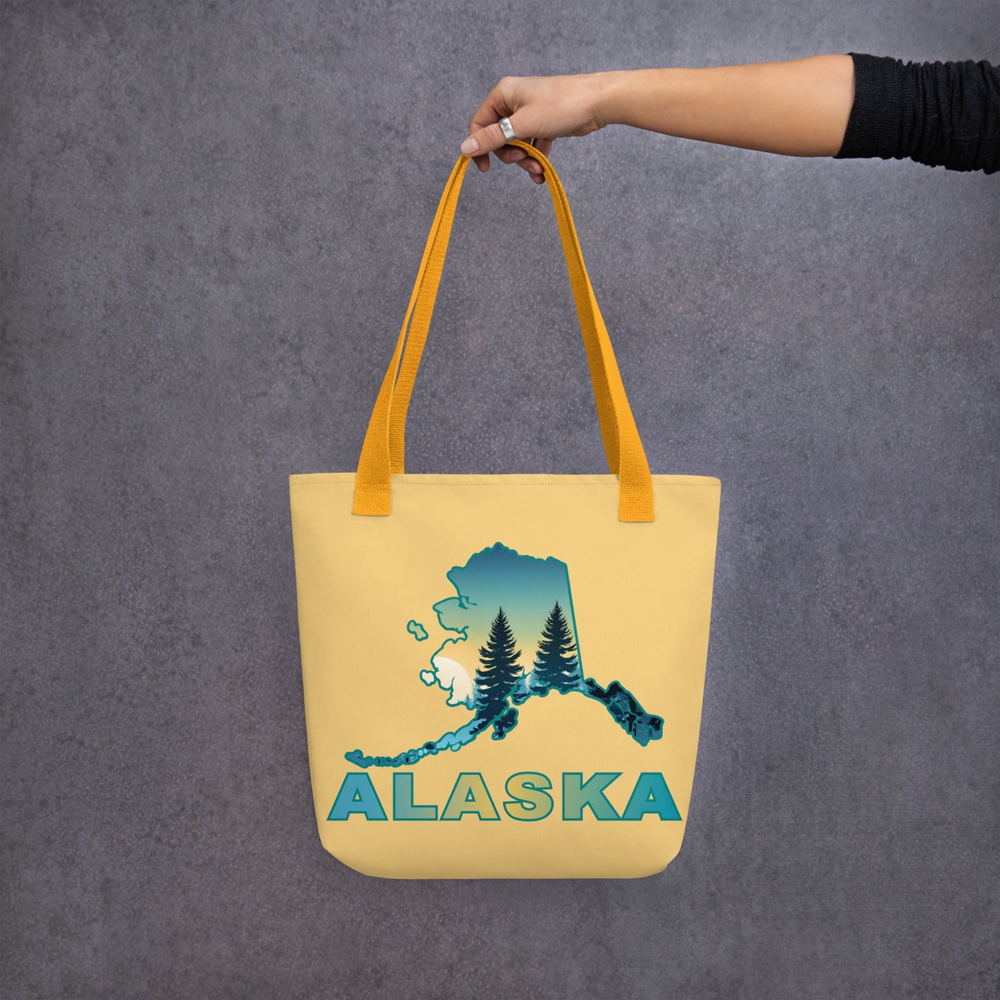 Alaska Sunset Forest II Tote Bag - Tote Bags - Discovery Co.