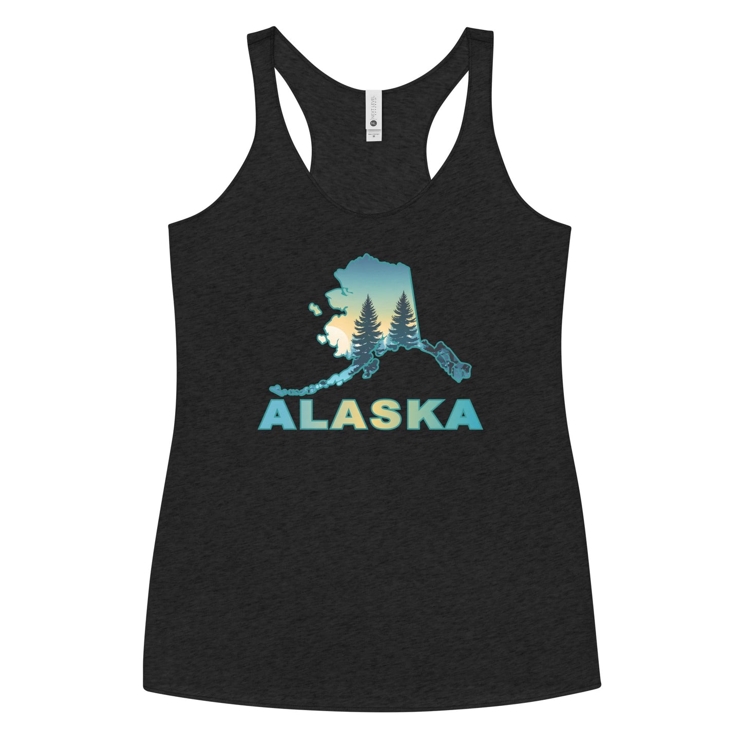 Alaska Sunset Forest II Women's Racerback Tank - Women's Shirts - Discovery Co.