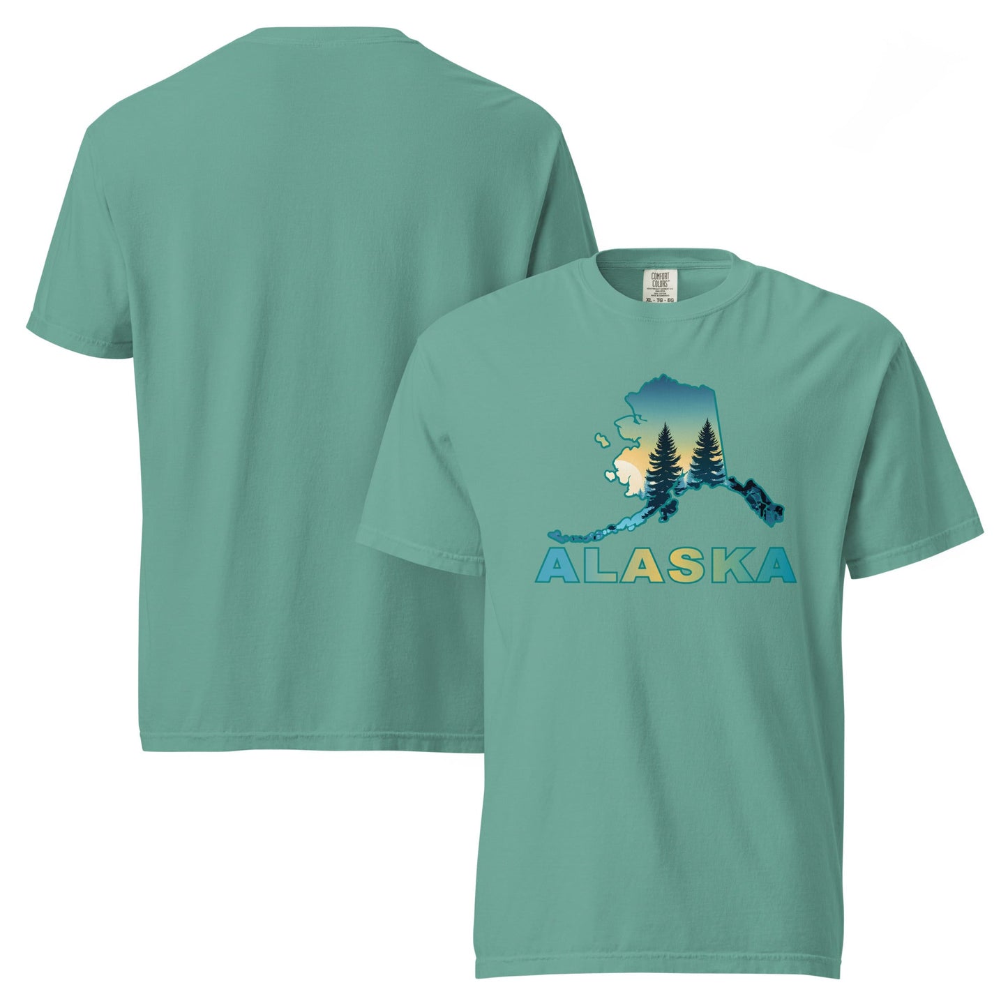 Alaska Sunset Forest II Women's (Unisex) Premium Tee - Women's Shirts - Discovery Co.