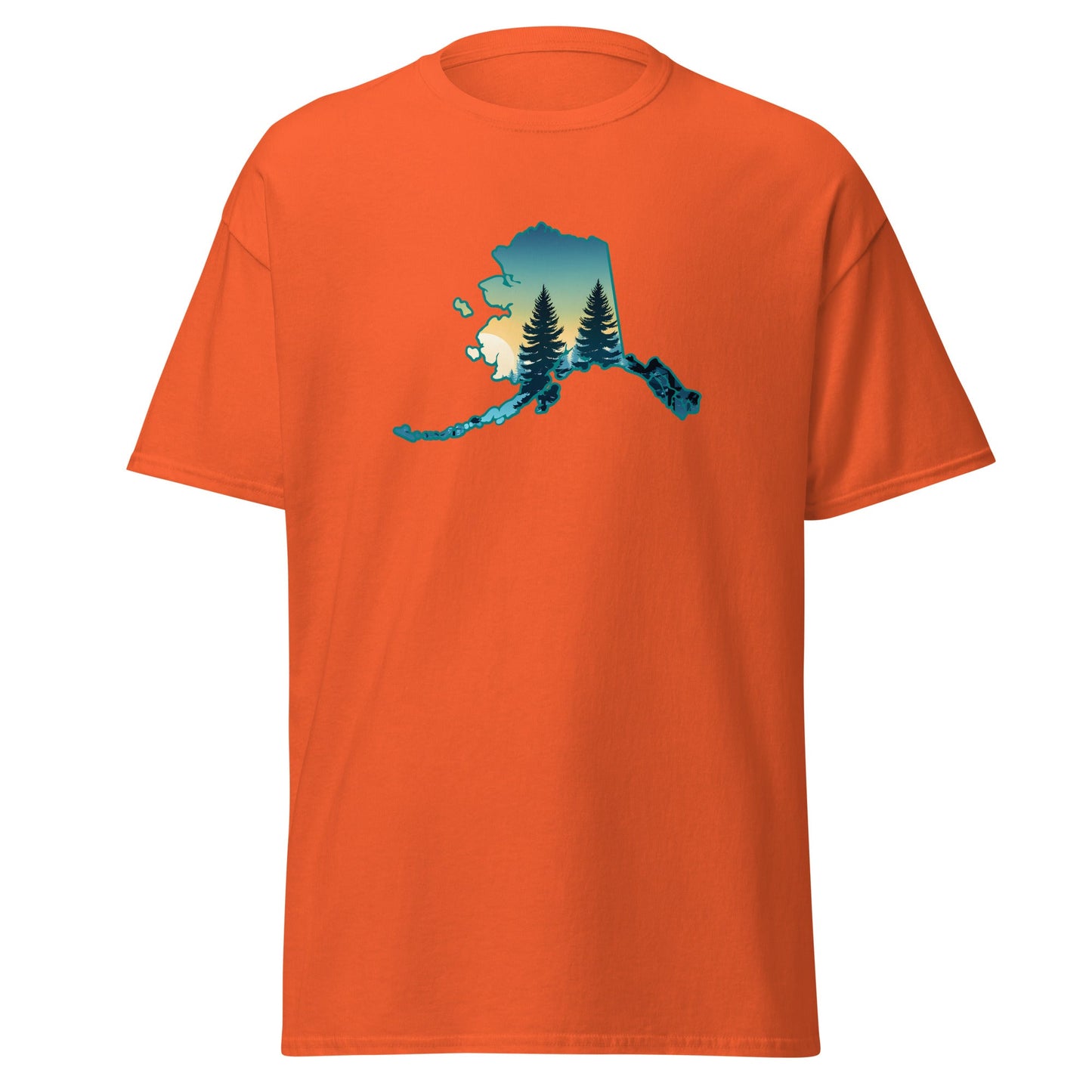 Alaska Sunset Forest Men's (Unisex) classic tee - Men's Shirts - Discovery Co.