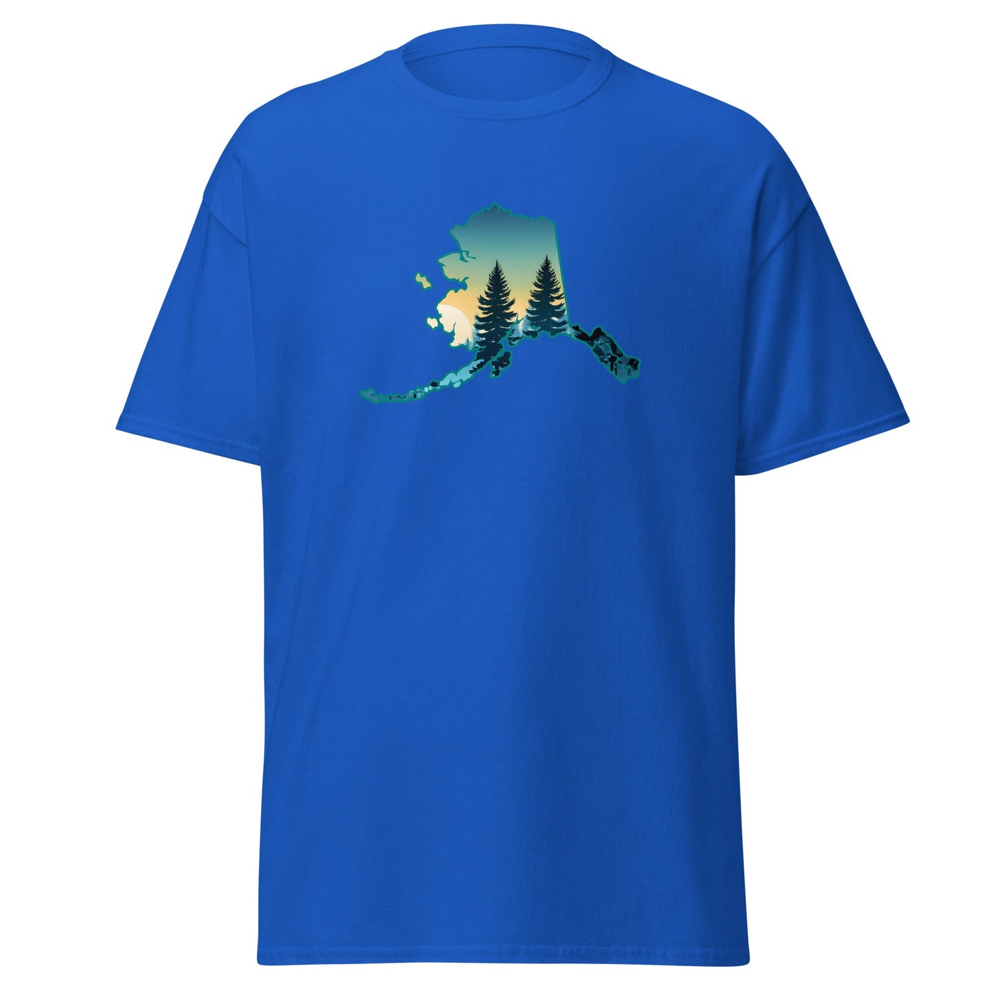 Alaska Sunset Forest Men's (Unisex) classic tee - Men's Shirts - Discovery Co.
