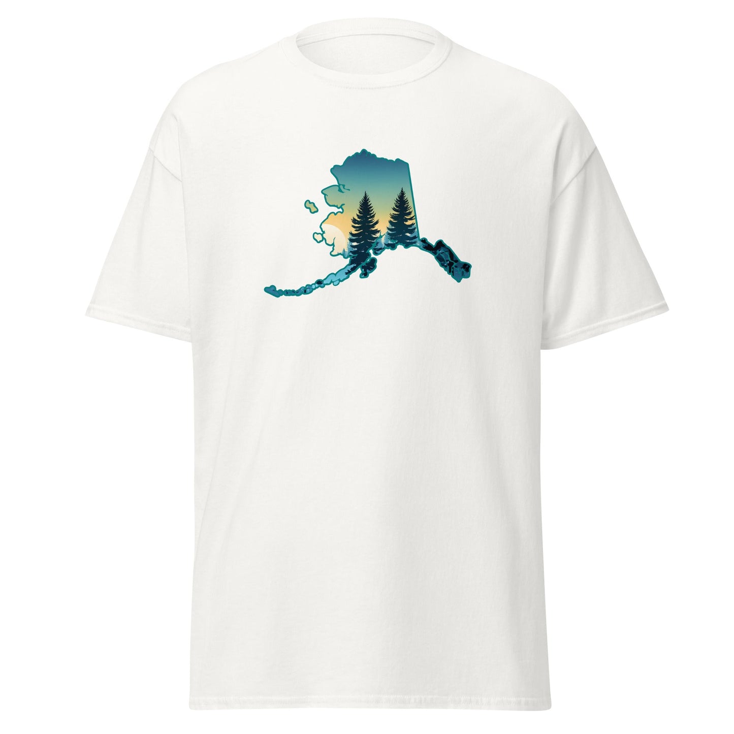 Alaska Sunset Forest Men's (Unisex) classic tee - Men's Shirts - Discovery Co.