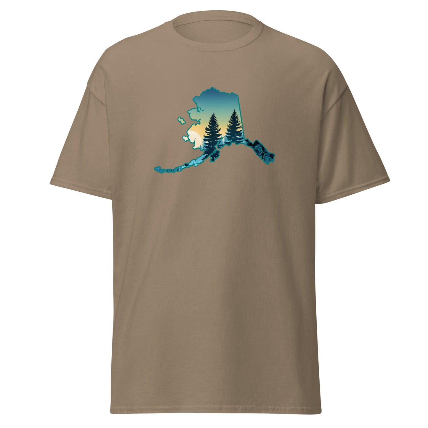Alaska Sunset Forest Men's (Unisex) classic tee - Men's Shirts - Discovery Co.
