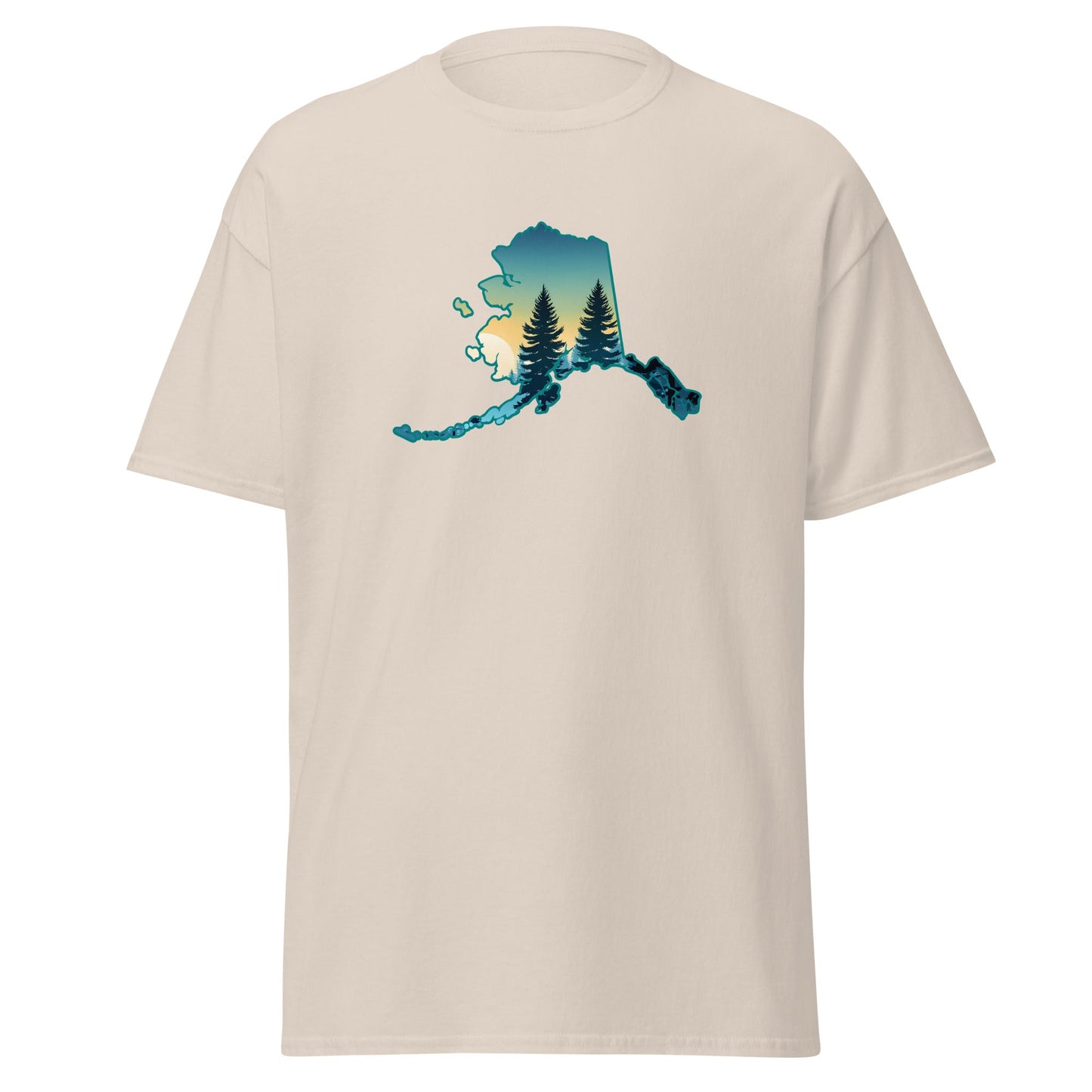 Alaska Sunset Forest Men's (Unisex) classic tee - Men's Shirts - Discovery Co.