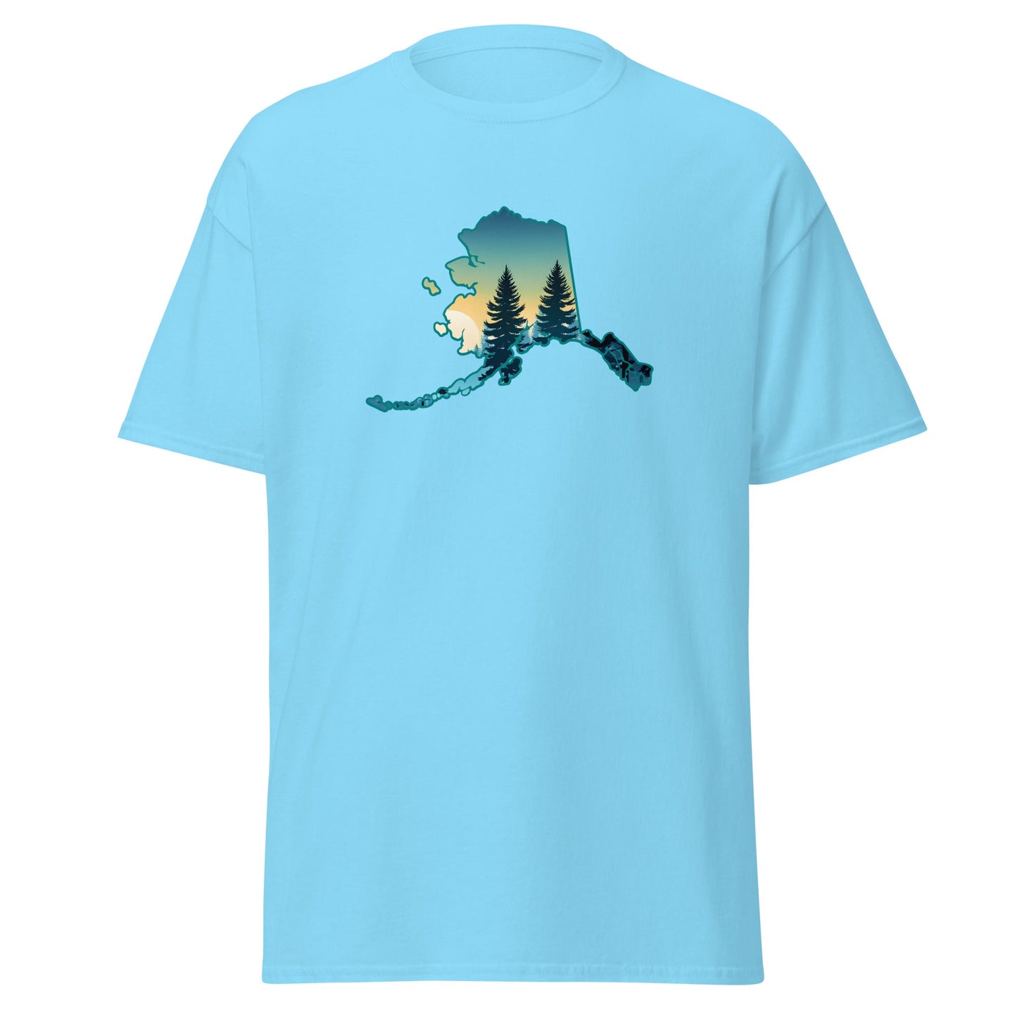 Alaska Sunset Forest Men's (Unisex) classic tee - Men's Shirts - Discovery Co.