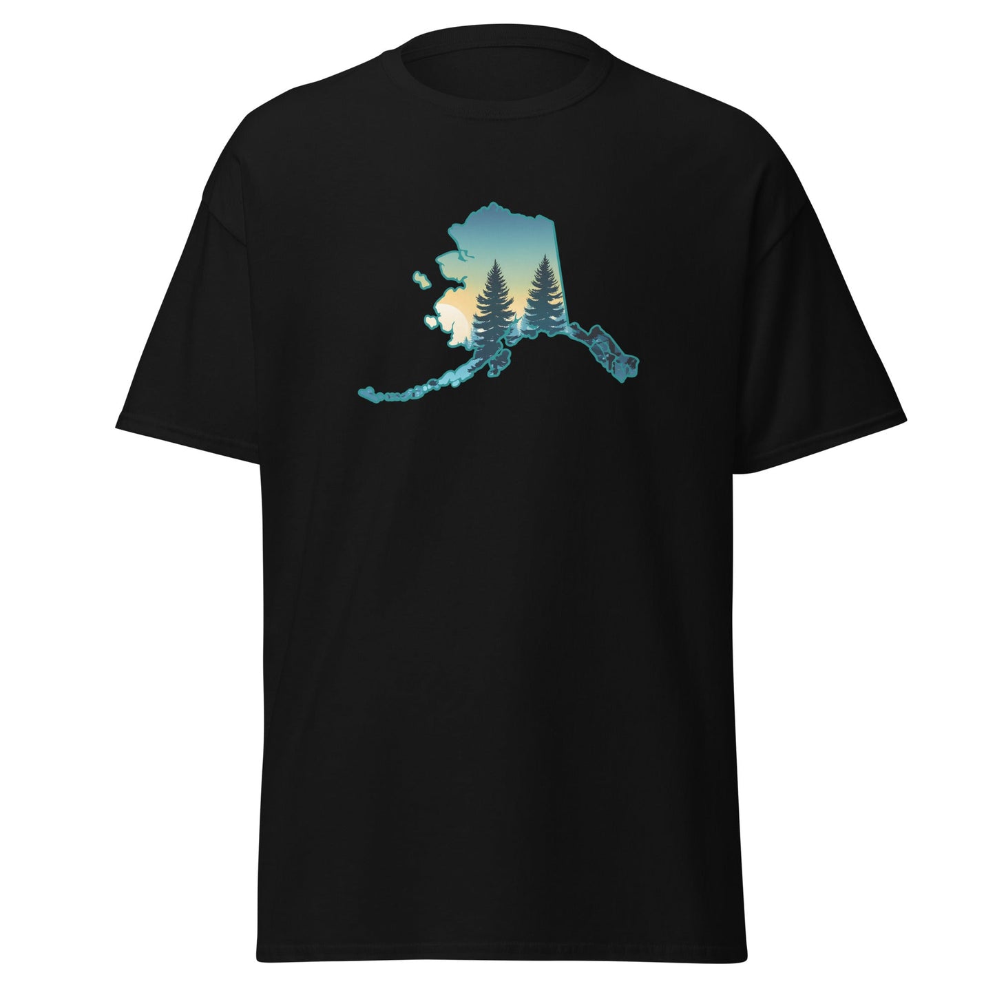 Alaska Sunset Forest Men's (Unisex) classic tee - Men's Shirts - Discovery Co.