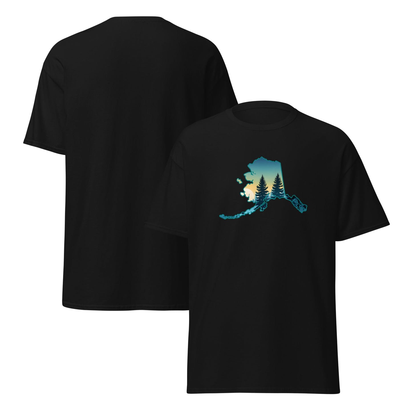 Alaska Sunset Forest Women's (Unisex) Classic Tee - Women's Shirts - Discovery Co.