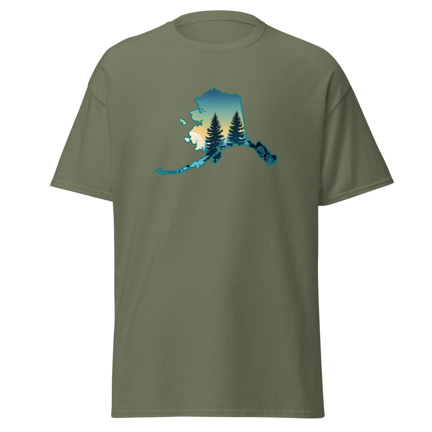 Alaska Sunset Forest Women's (Unisex) Classic Tee - Women's Shirts - Discovery Co.