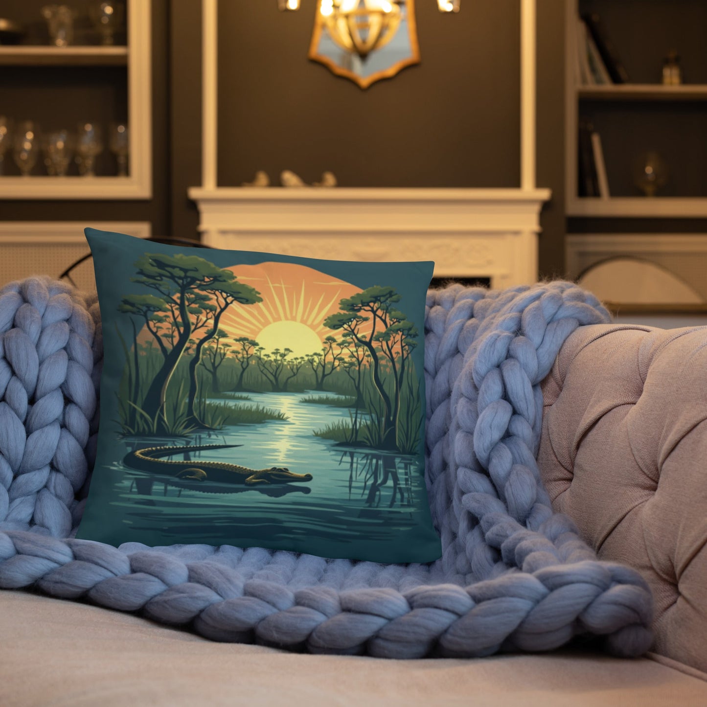 Alligator Basic Pillow - Pillows - Discovery Co.