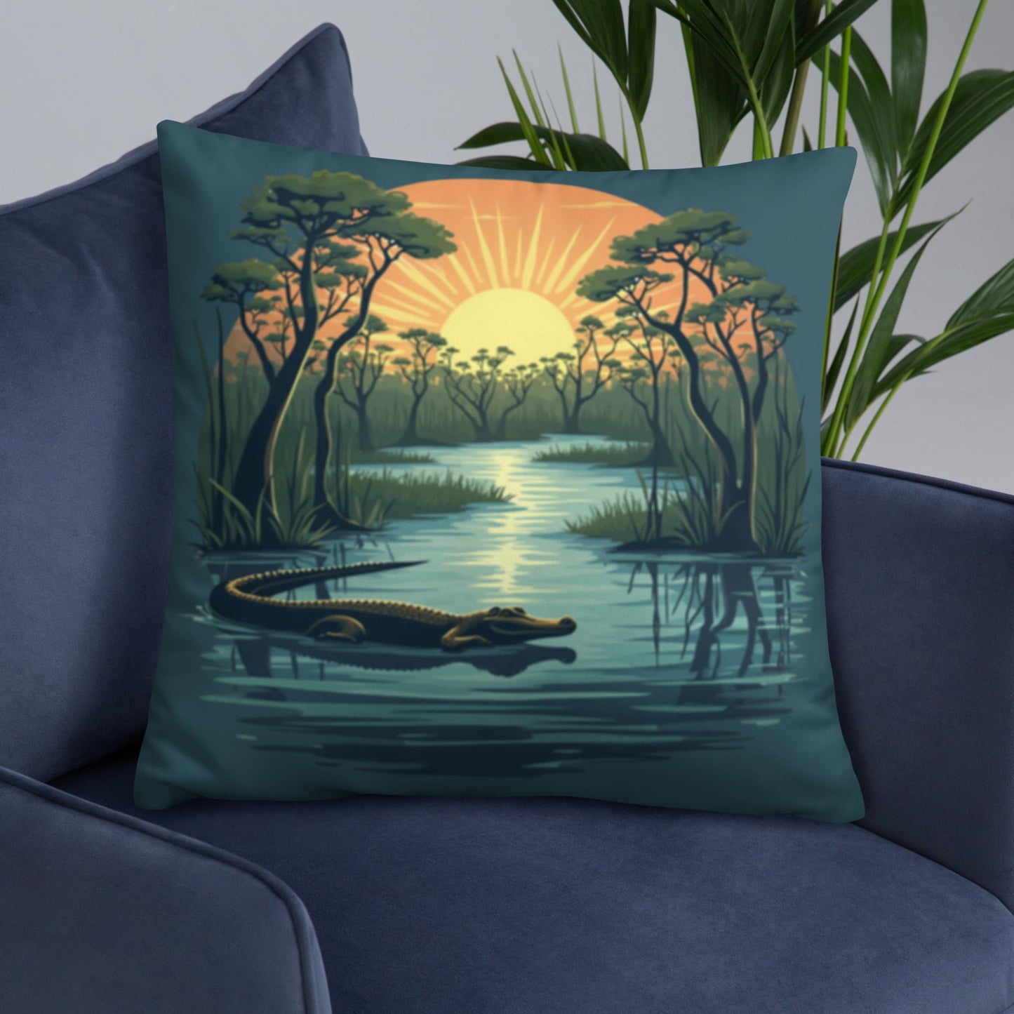 Alligator Basic Pillow - Pillows - Discovery Co.