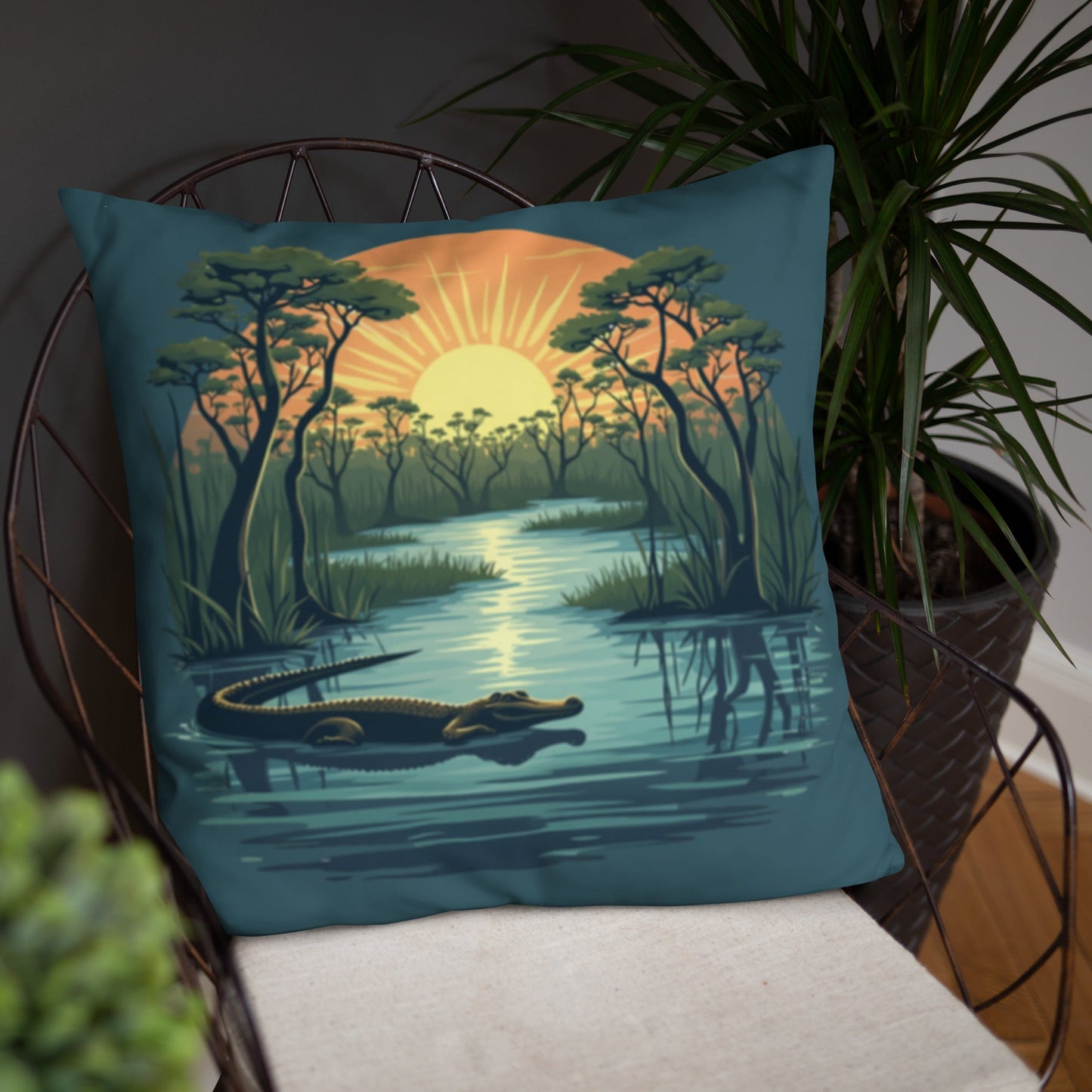 Alligator Basic Pillow - Pillows - Discovery Co.