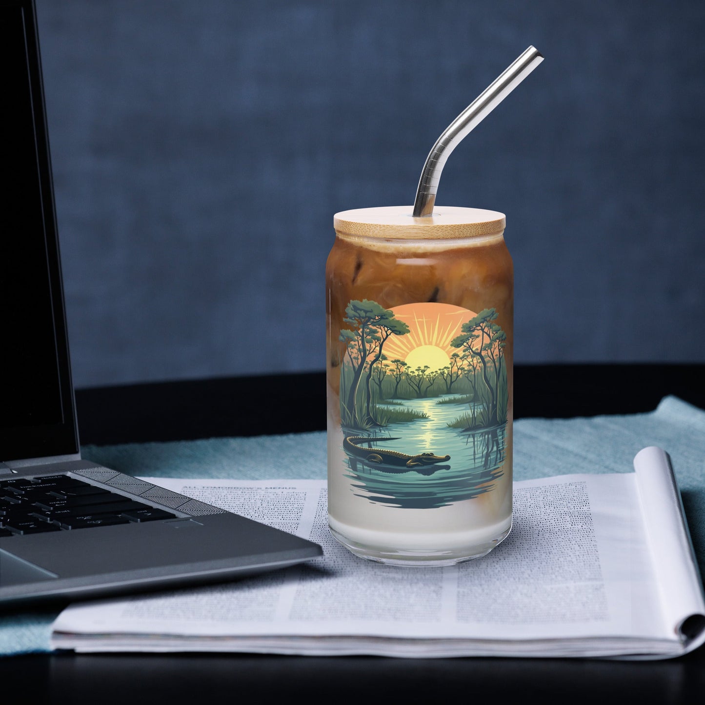 Alligator Can - Shaped Glass - Can - Shaped Glass - Discovery Co.