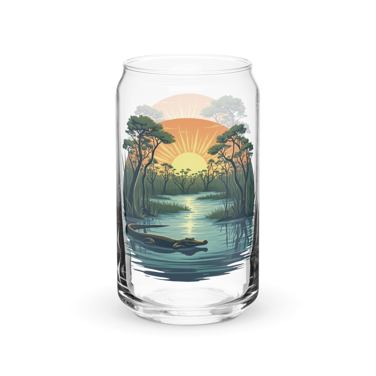 Alligator Can - Shaped Glass - Can - Shaped Glass - Discovery Co.