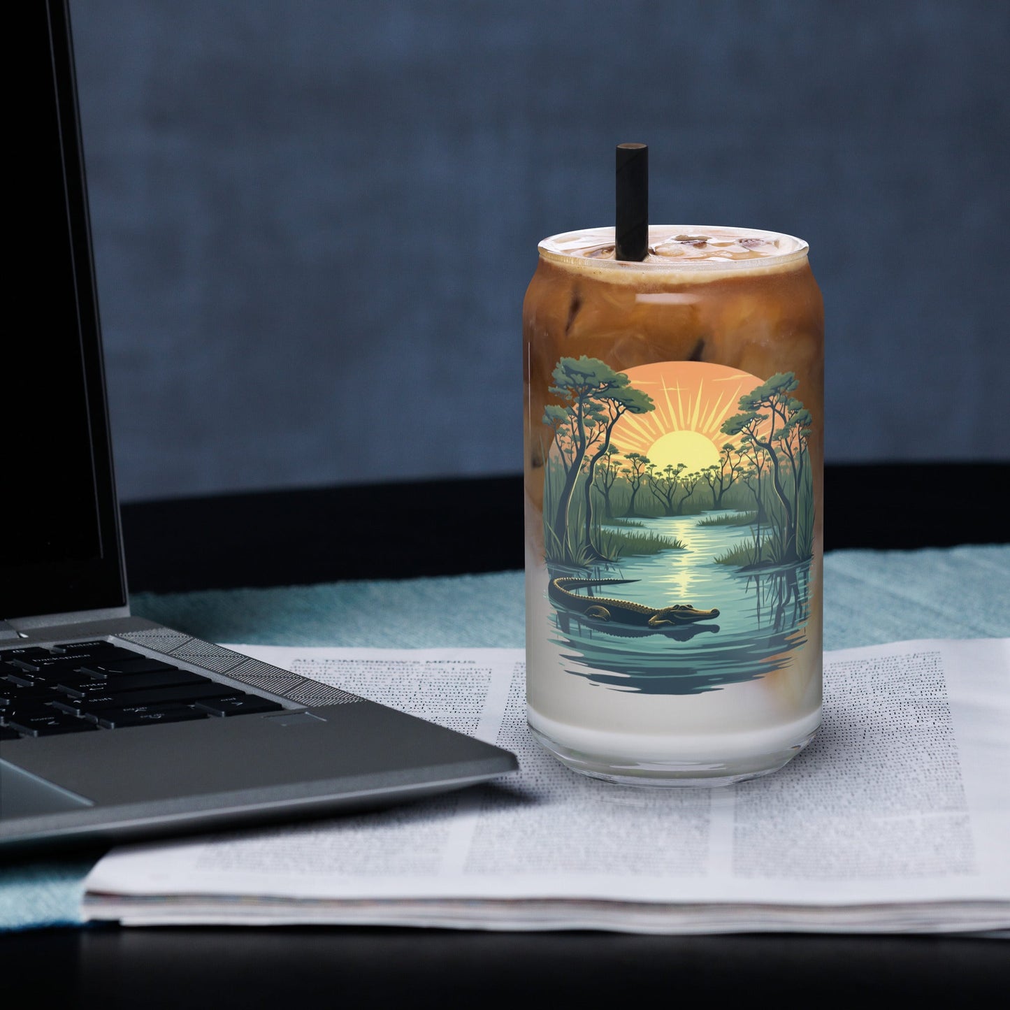 Alligator Can - Shaped Glass - Can - Shaped Glass - Discovery Co.