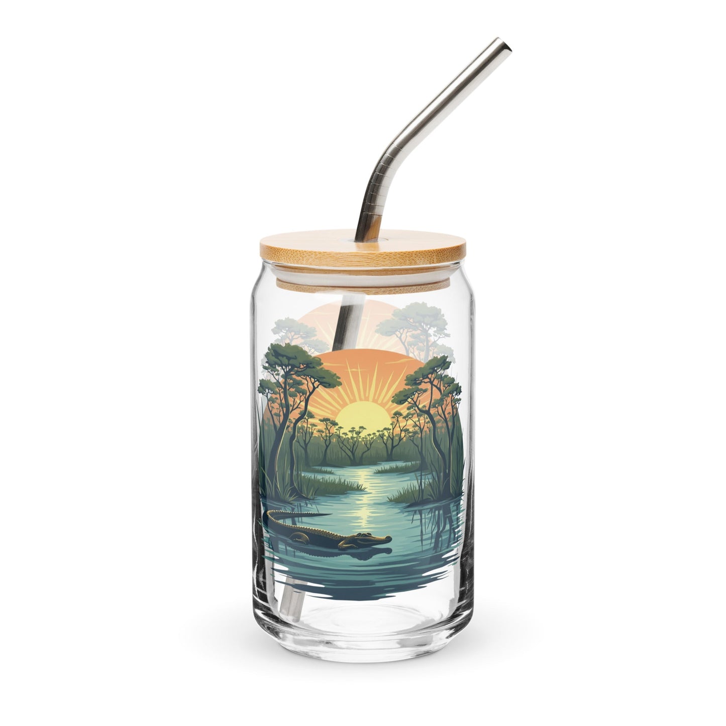 Alligator Can - Shaped Glass - Can - Shaped Glass - Discovery Co.