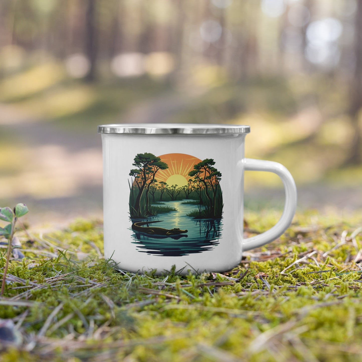 Alligator Enamel Mug - Mugs - Discovery Co.