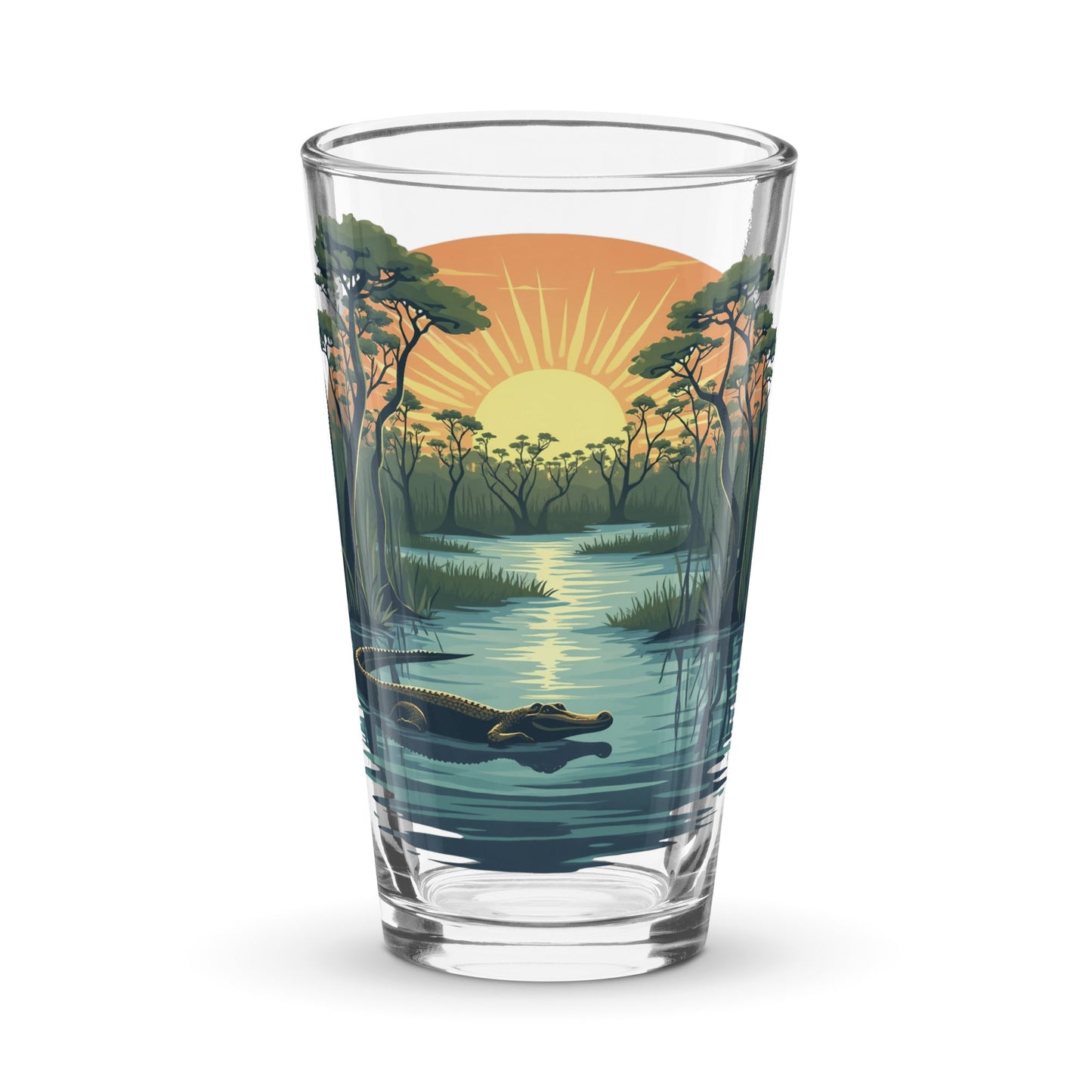 Alligator Pint Glass - Beer Glass - Discovery Co.