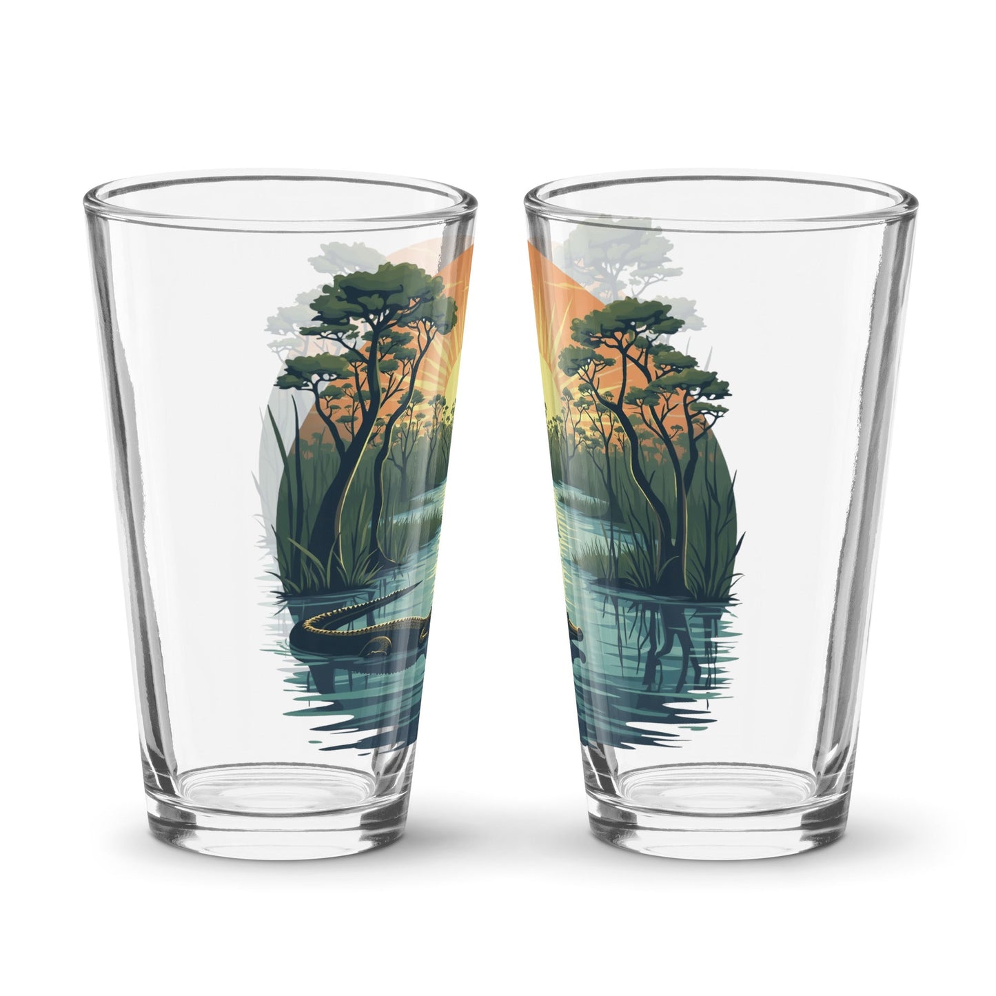 Alligator Pint Glass - Beer Glass - Discovery Co.