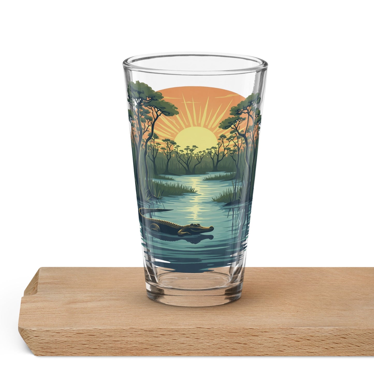 Alligator Pint Glass - Beer Glass - Discovery Co.