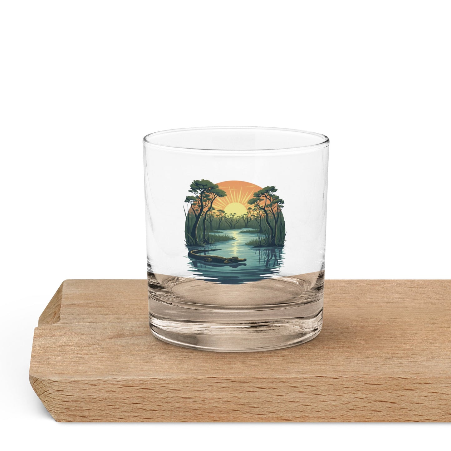 Alligator Rocks Glass - Rocks Glass - Discovery Co.