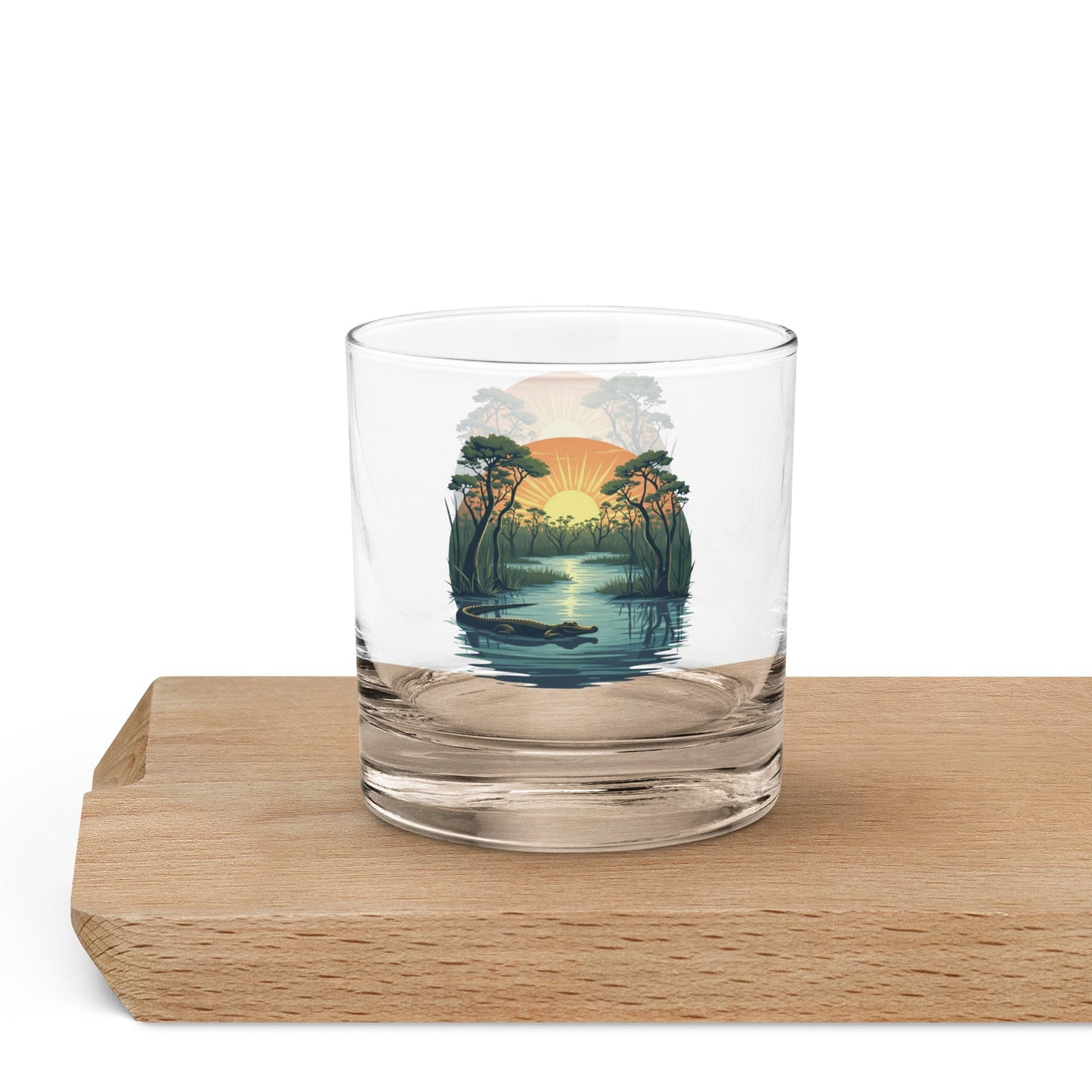 Alligator Rocks Glass - Rocks Glass - Discovery Co.