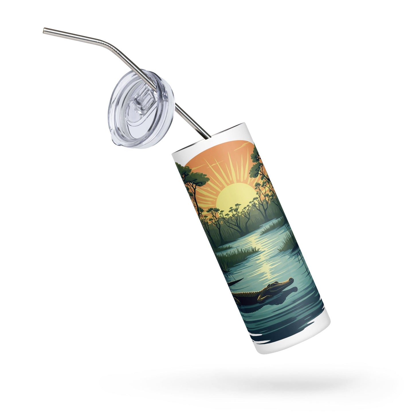 Alligator Stainless Steel Tumbler - Steel Tumbler - Discovery Co.