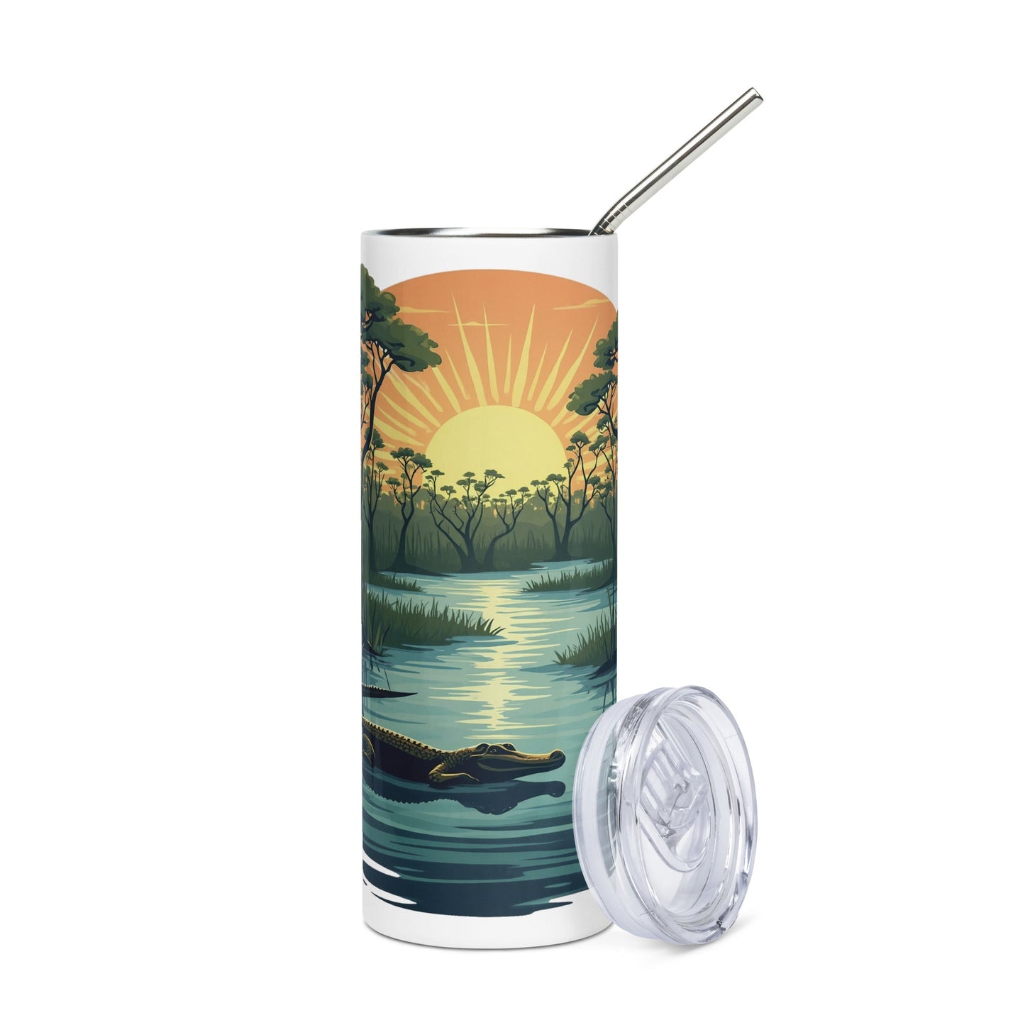 Alligator Stainless Steel Tumbler - Steel Tumbler - Discovery Co.